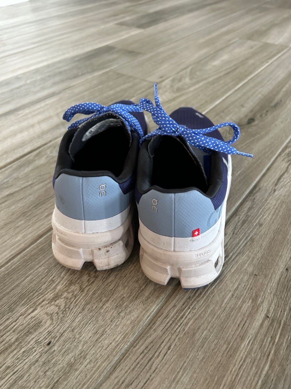 On Running Sneakers - Navy and Light Blue - Picture 3 of 7